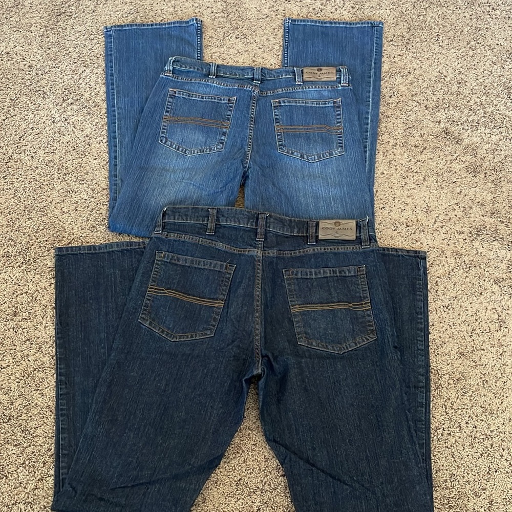 *bundle 2- Men's Cody James 38x36 relaxed bootcut like new jeans